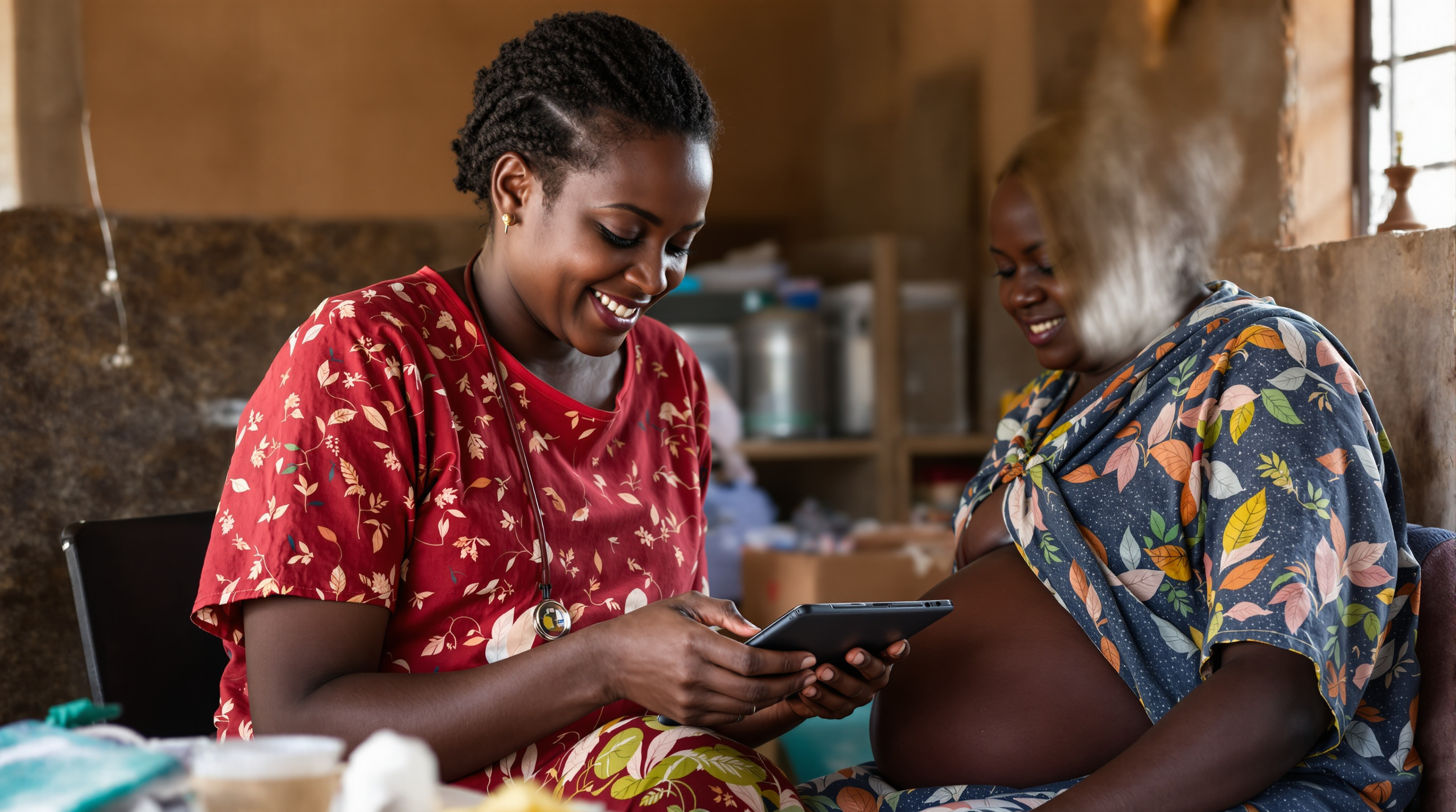 Maternal health app in Uganda